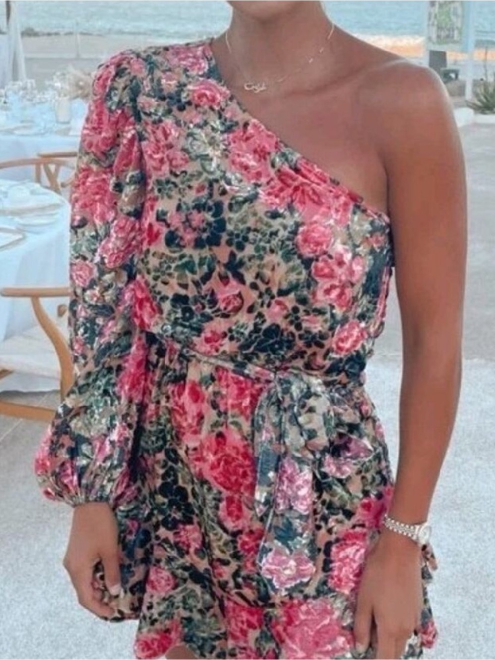 Hemant and Nandita Kilim Floral Mini Dress
